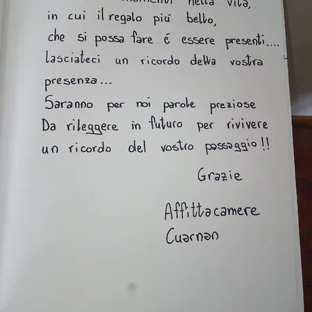 Affittacamere Cuarnan Guest house